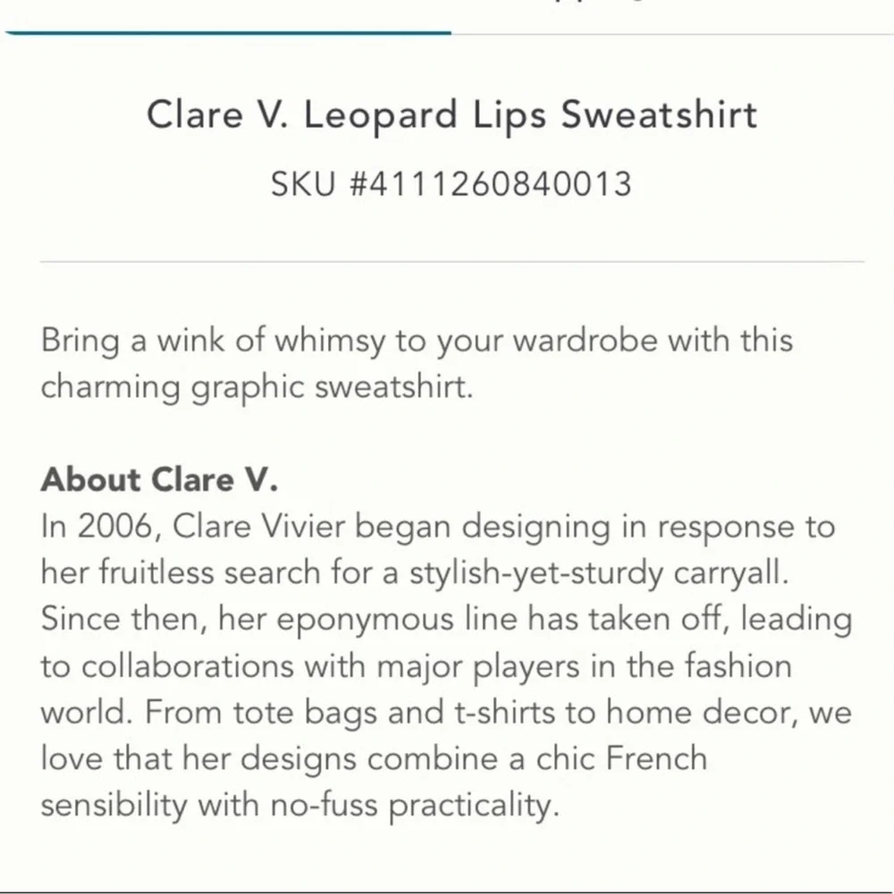 ✨Clare V Sweatshirt ✨ - Picture 6 of 11